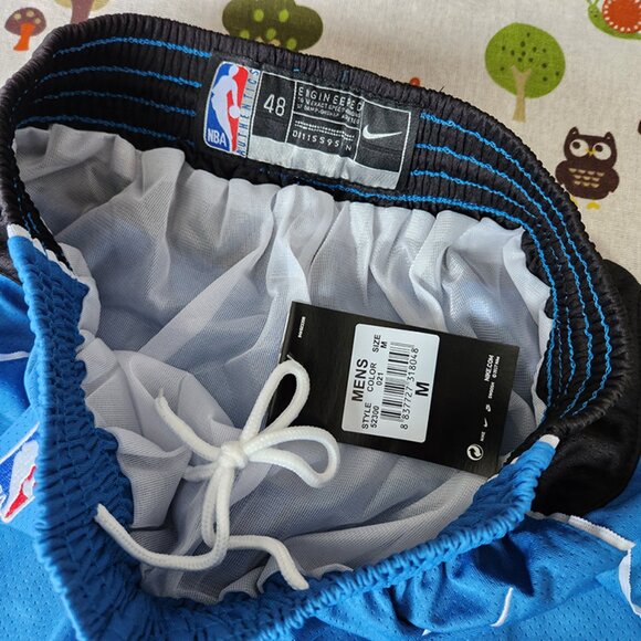 NBA Pantalon Dallas Mavericks Basketball Pants Blue - Picture 4 of 6